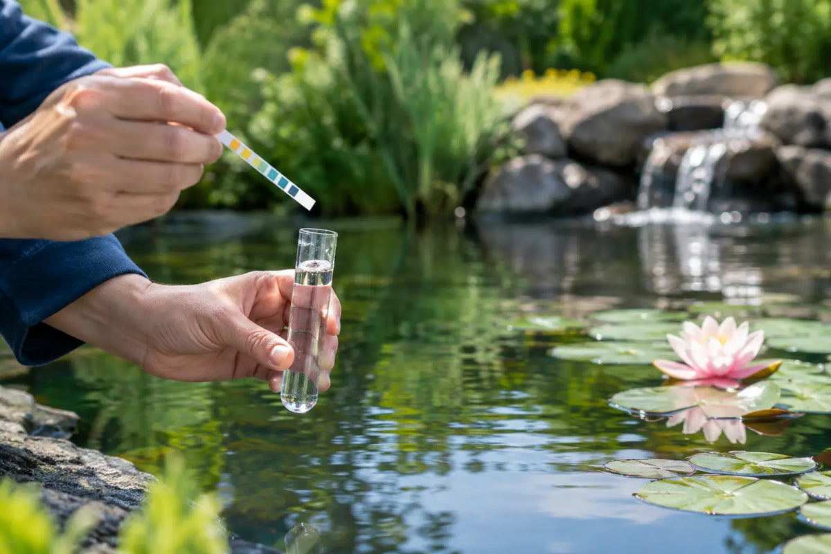 Wie oft Teichwasser testen? So bleibt es stabil