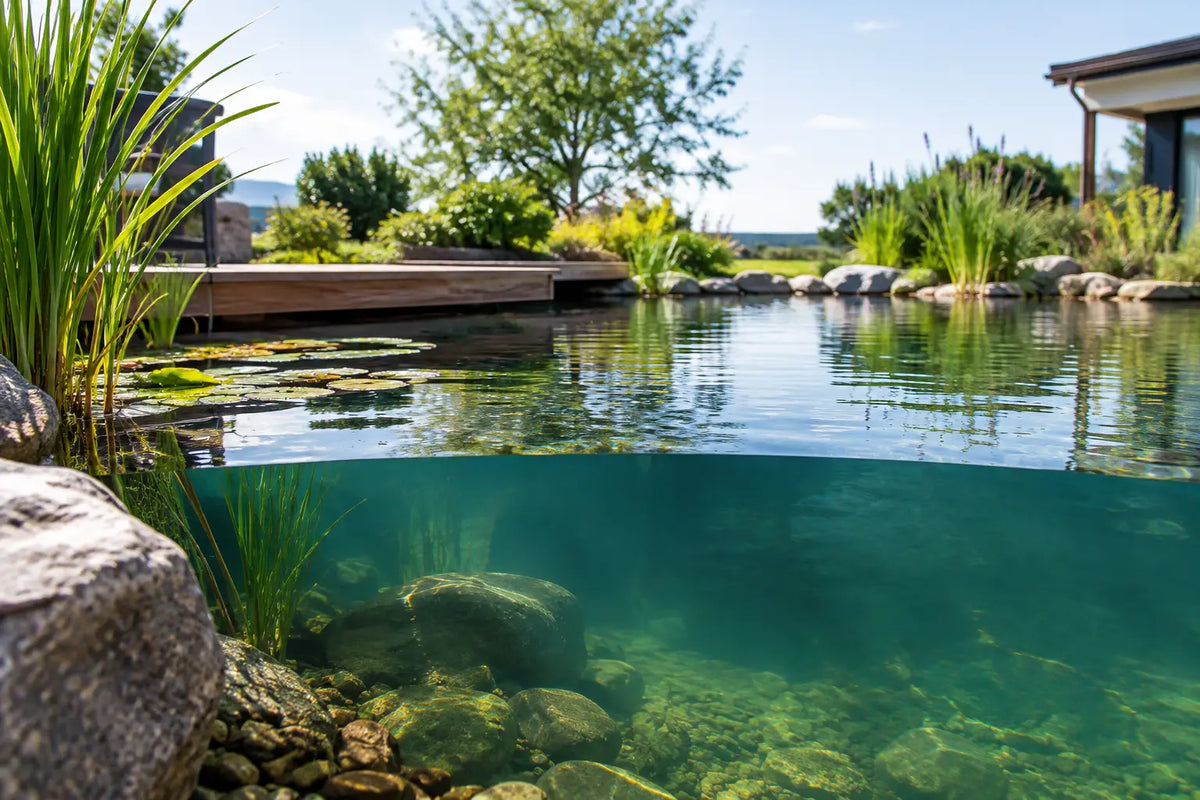 Wie tief muss ein Teich sein? Maße im Überblick