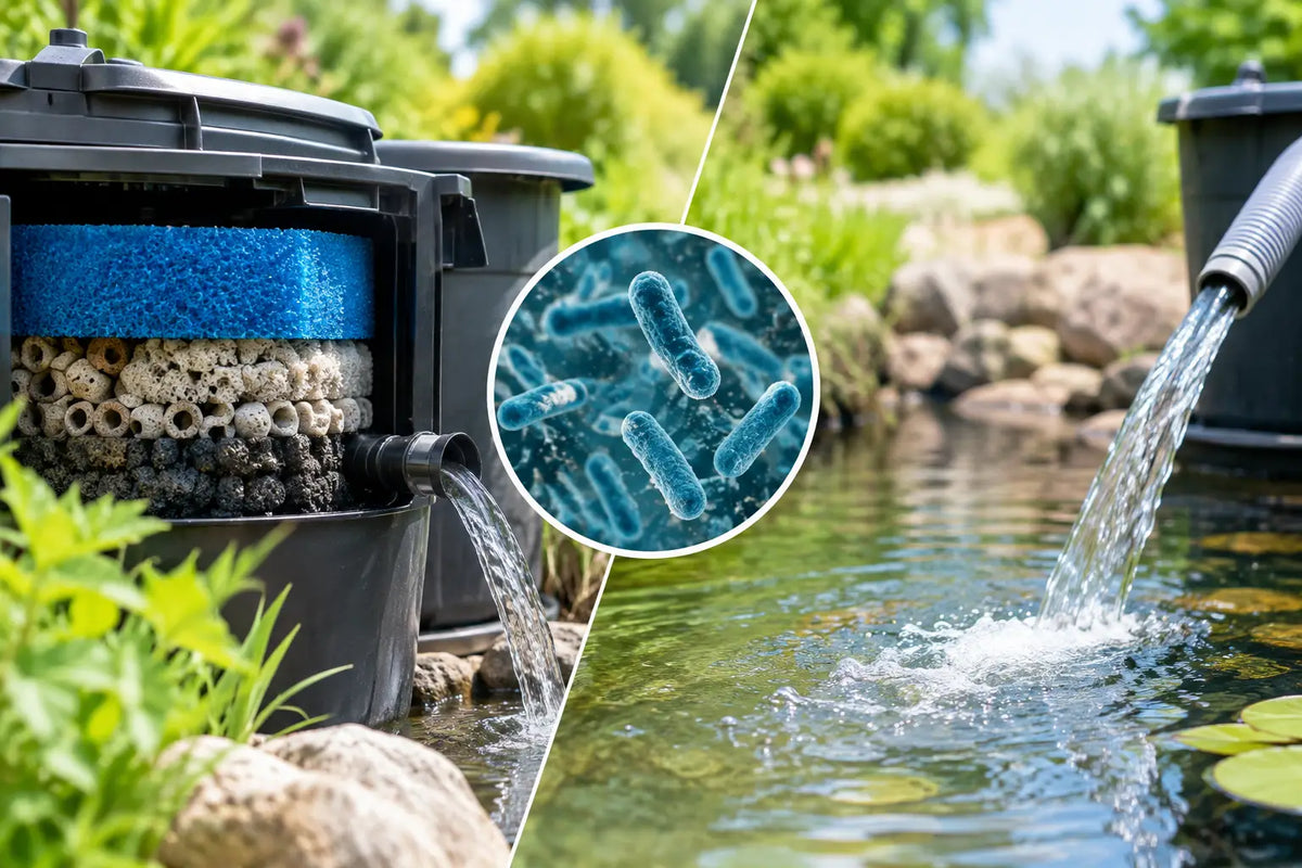 Filterbakterien oder Wasserwechsel im Teich?