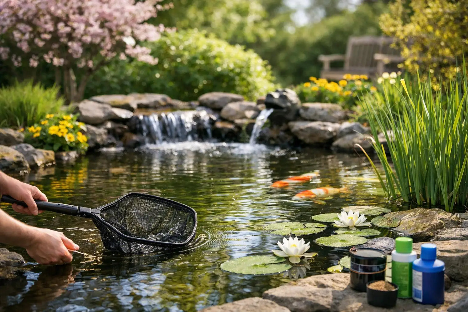 Teich im Frühling starten - so gelingt der Saisonstart