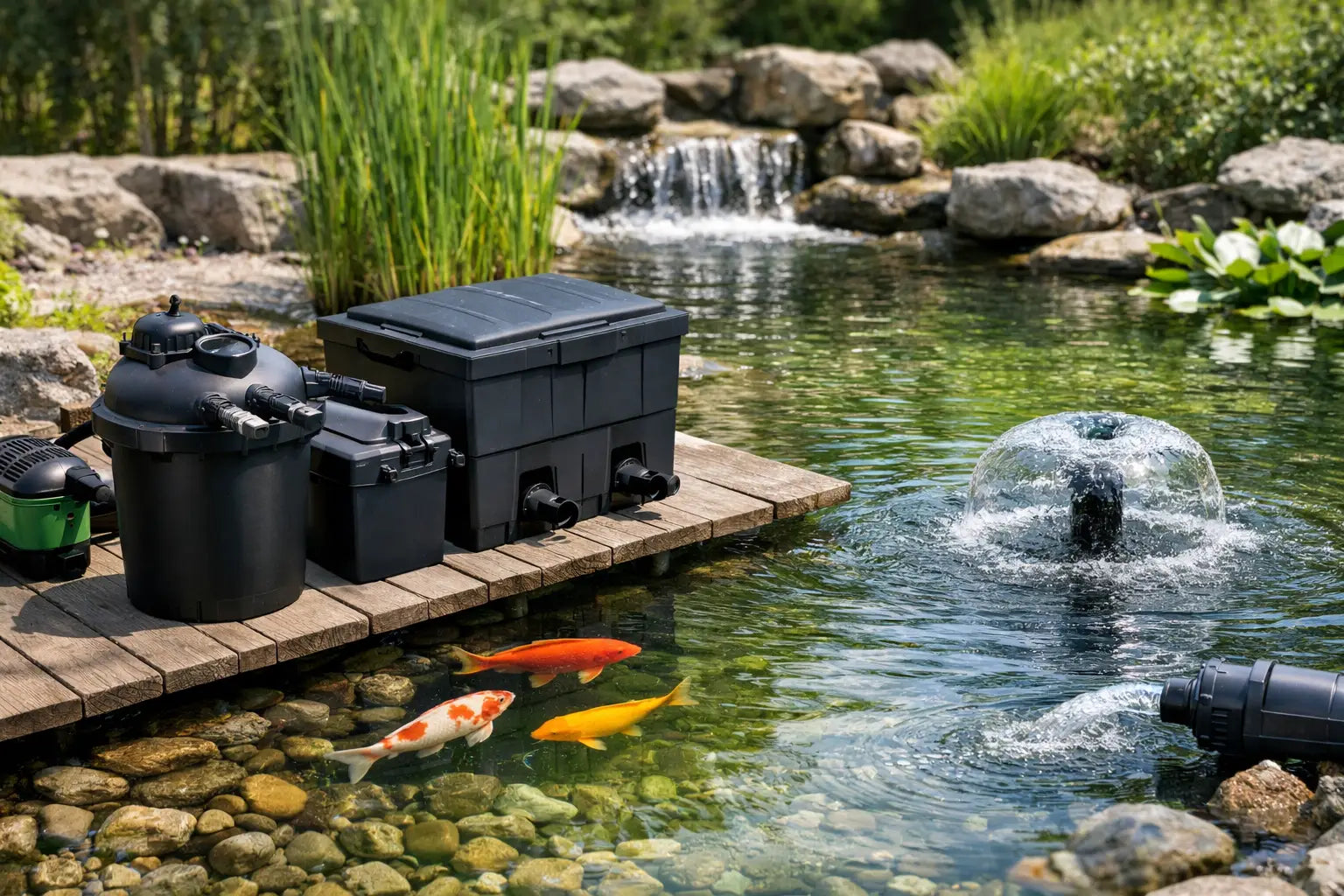 Teichfilter Vergleich für klares Teichwasser