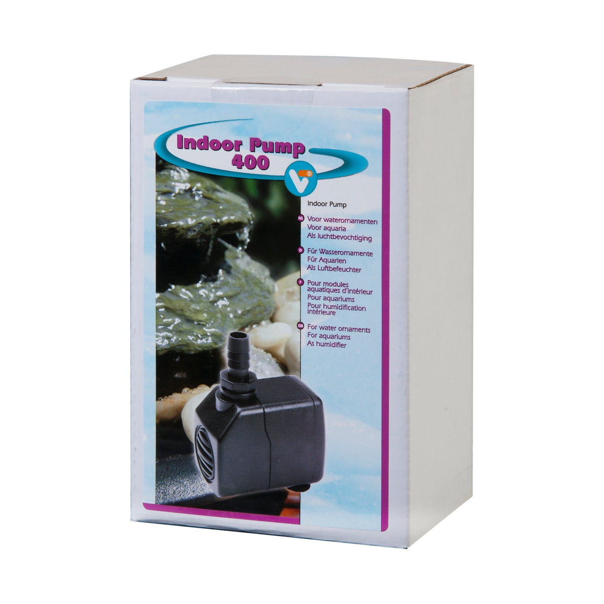 VT Indoor Pump 400 – Pumpe für Zimmerbrunnen und Wasserornamente, max. 0,9 m