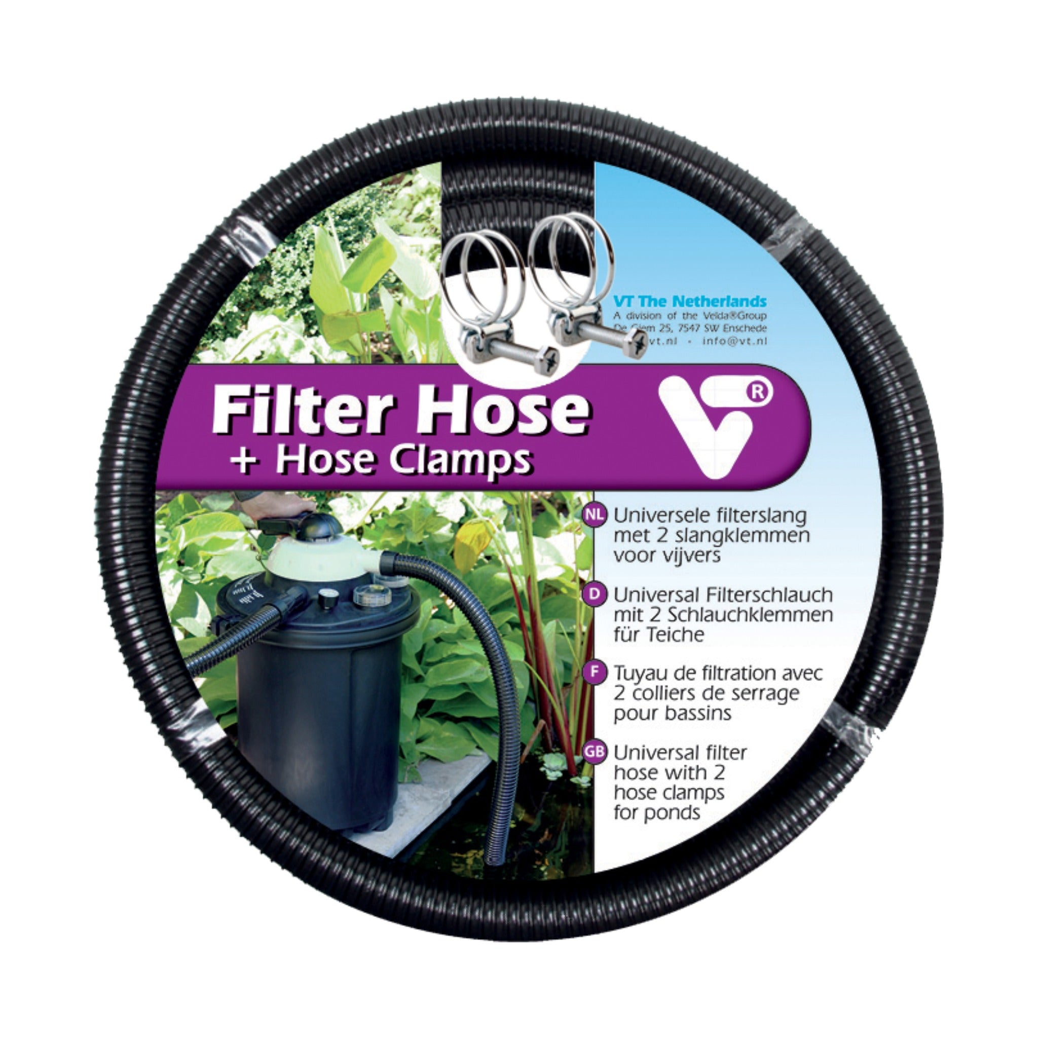 Filter Hose and Clamps 32 mm