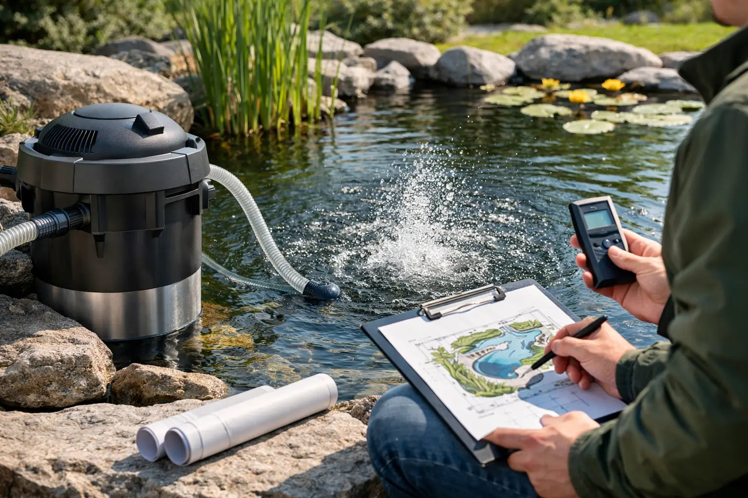 Bio-Oxydator Teich Anwendung richtig planen