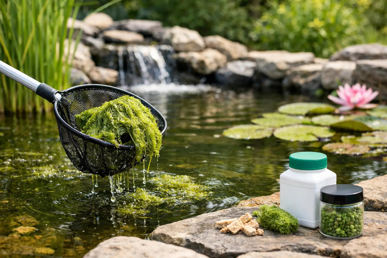 Beste Mittel gegen Fadenalgen im Teich