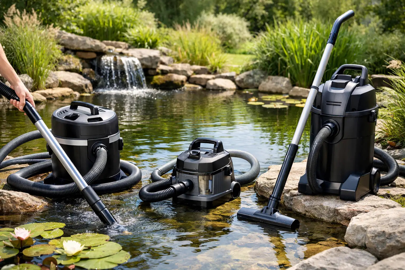 Teichsauger Vergleich für saubere Gartenteiche