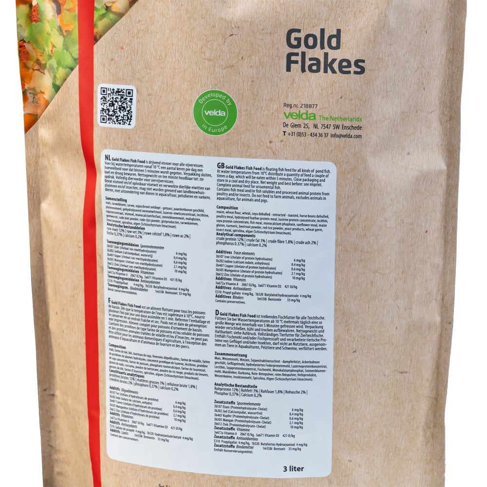 Gold Flakes Fish Food