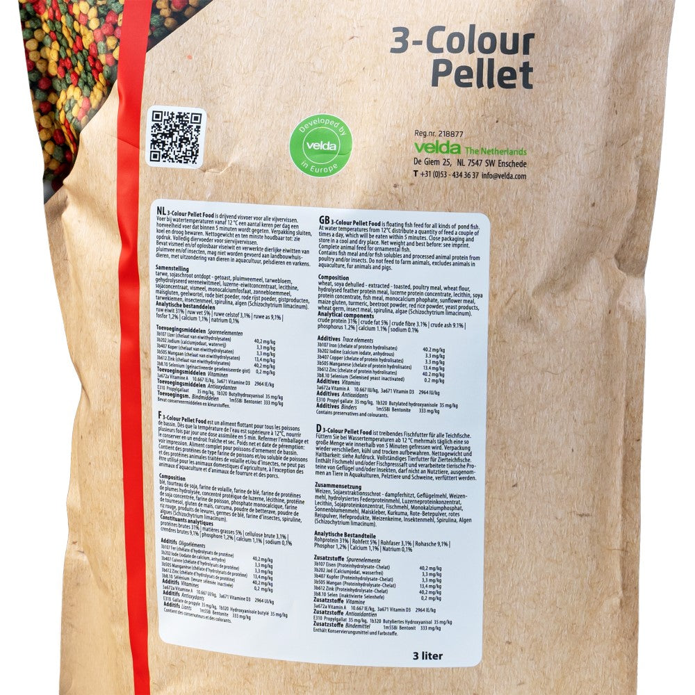 3-Colour Pellet Food