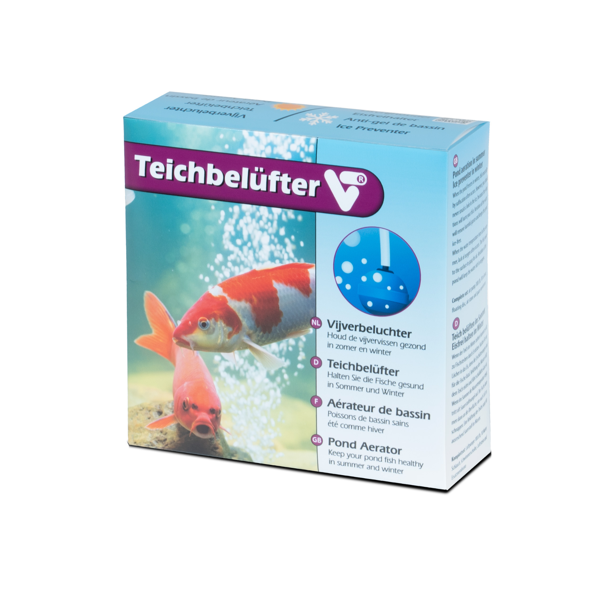 Eisfreihalter mit Luftpumpe Velda